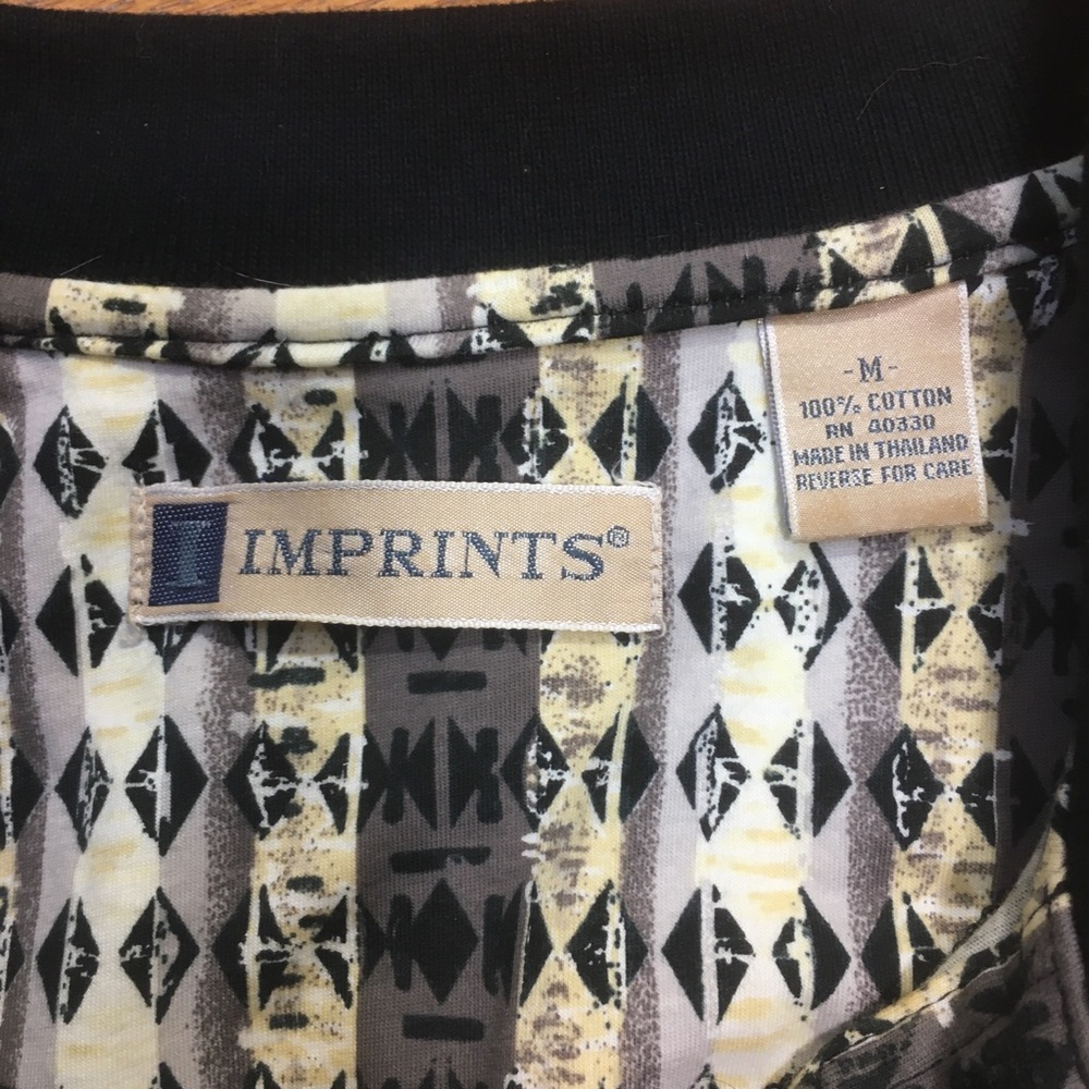 Tribal Print Polo Shirt - Picture 5 of 9